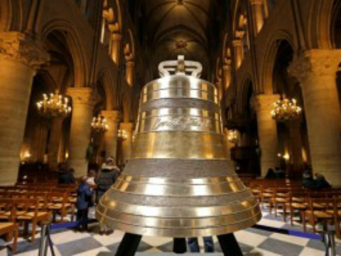 Notre Dame estrena sus nuevas campanas