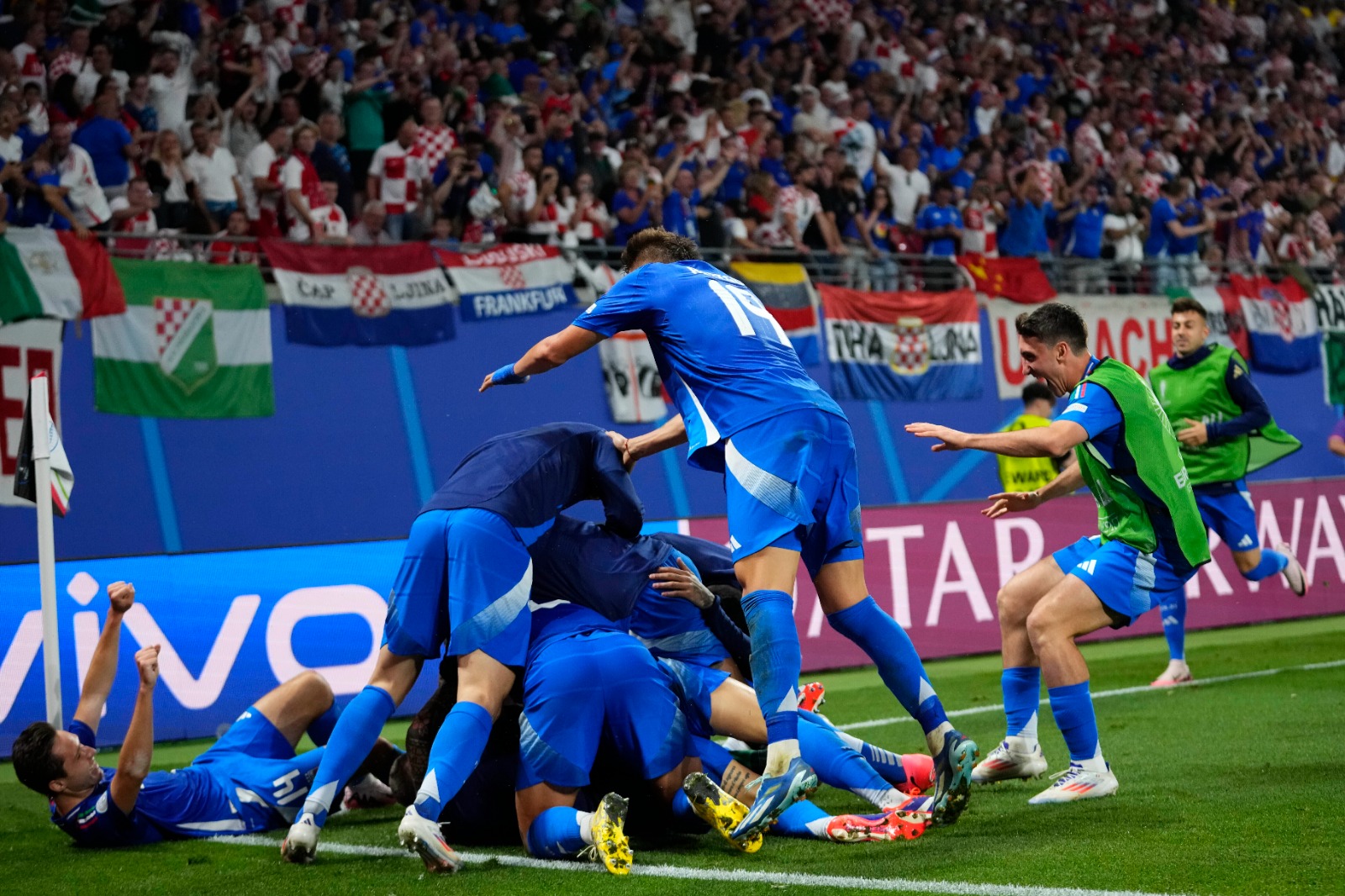 Italia selló un agónico empate contra Croacia para alcanzar los Octavos de la Eurocopa 2024