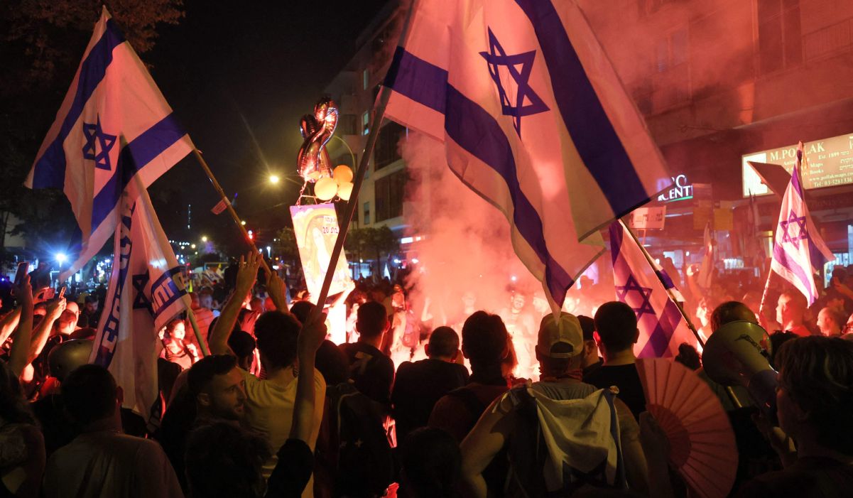 FOTOS: Así fueron las protestas contra Benjamin Netanyahu en Israel