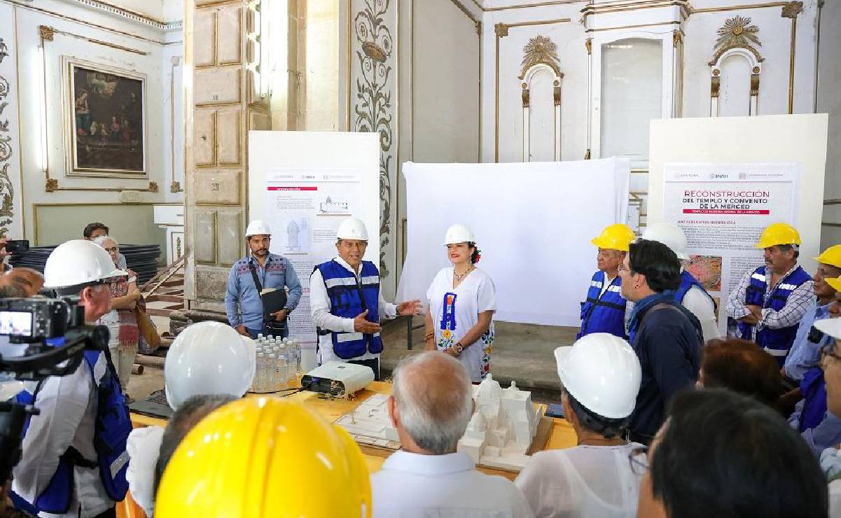Destinan 1000 mdp para restaurar 302 templos dañados por los sismos en Oaxaca