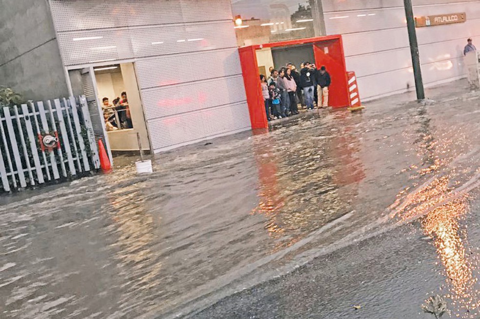 Pega lluvia y granizo al sur de la Ciudad