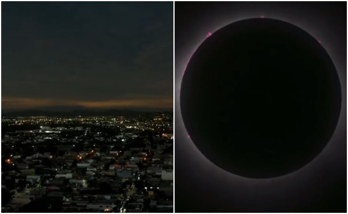 Eclipse Solar 2024: Así se vio la fase total del evento astronómico en Mazatlán