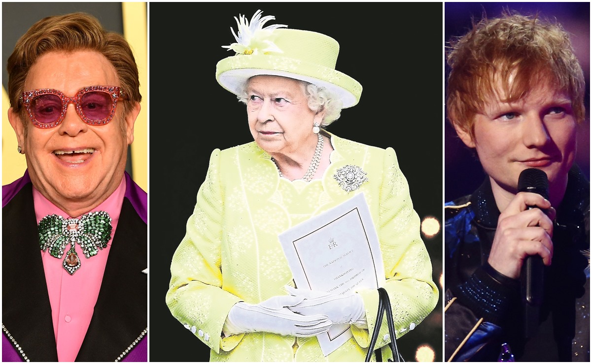70 años del reinado de Isabel II: Elton John y Ed Sheeran integran evento musical