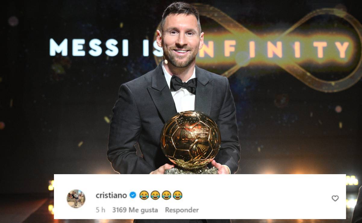 ¿CR7 se burló de Lionel Messi? Reaccionó con emojis riendo a video que criticaba su octavo Balón de Oro