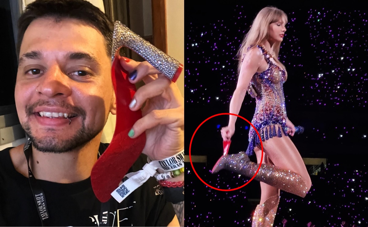 Esto es lo que el fan de Taylor Swift, que recibió su tacón, hará con el zapato roto