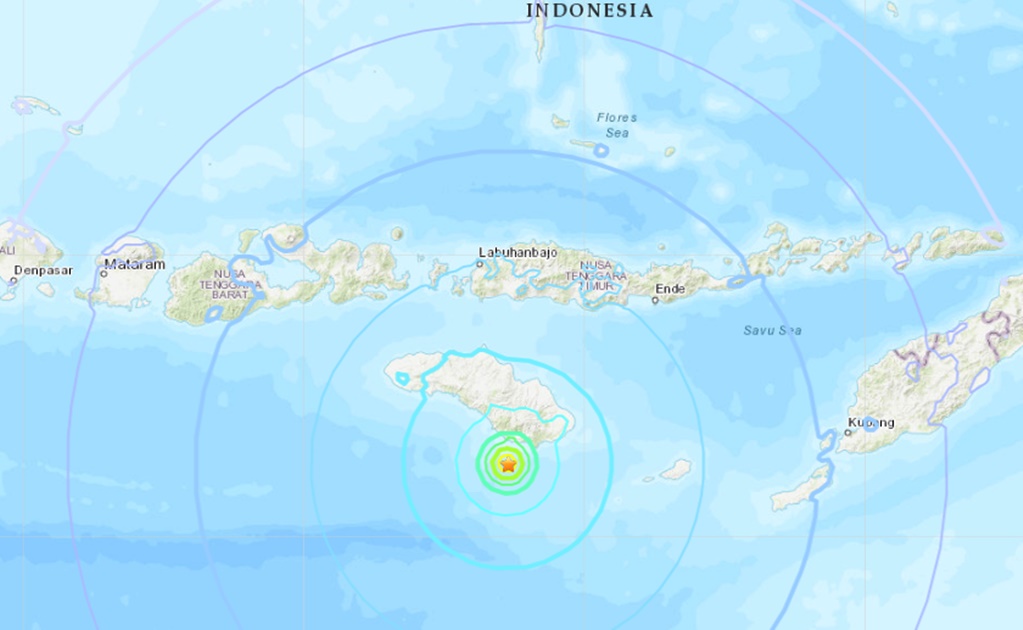 Registran sismo de magnitud 6 en isla de Indonesia 