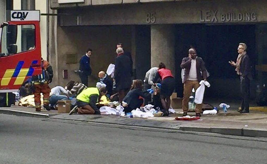 Suman 34 muertos por atentados en Bruselas