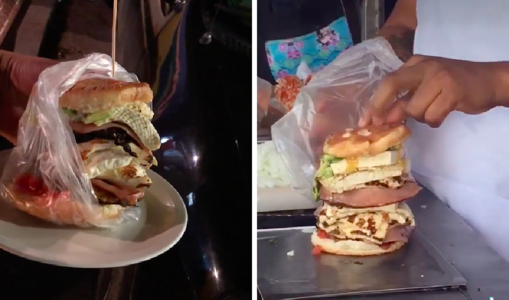 Video. Hacen virales a las "Mac Lomas"; las hamburguesas más grandes de Querétaro