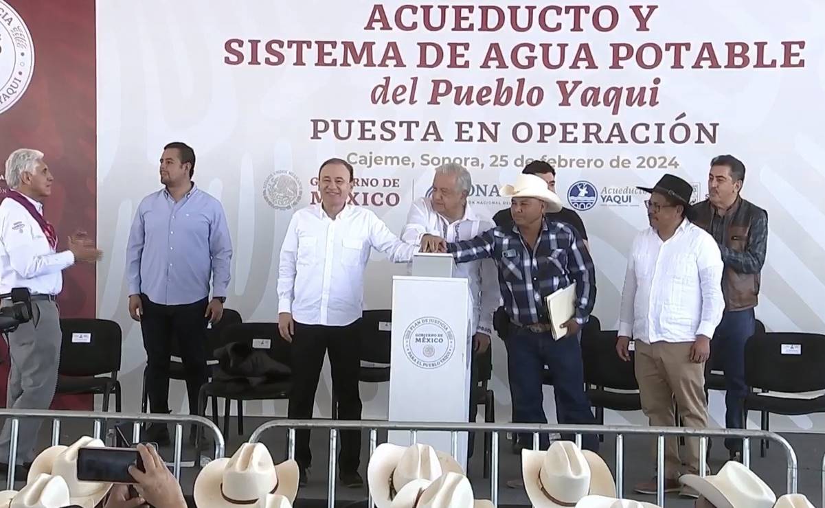 "Voy a regresar con ustedes antes de jubilarme", promete AMLO a comunidad yaqui en Sonora