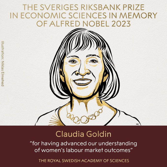Otorgan Nobel de Economía a Claudia Goldin por trabajos sobre las mujeres y el mercado laboral