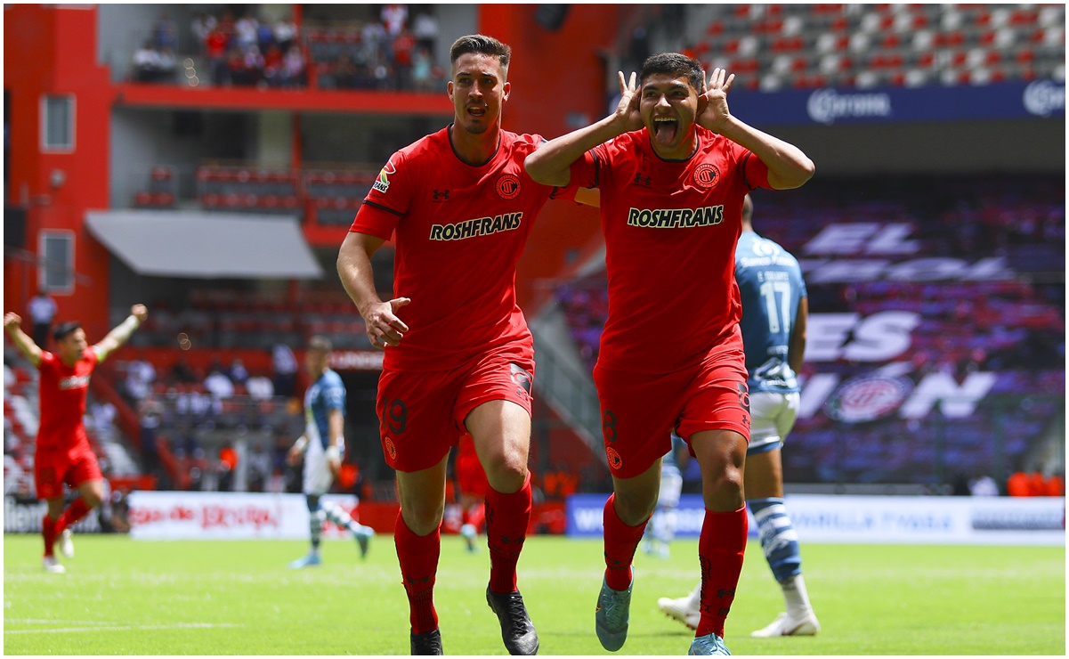 Toluca derrota a Puebla y rompe su racha de no ganar en casa