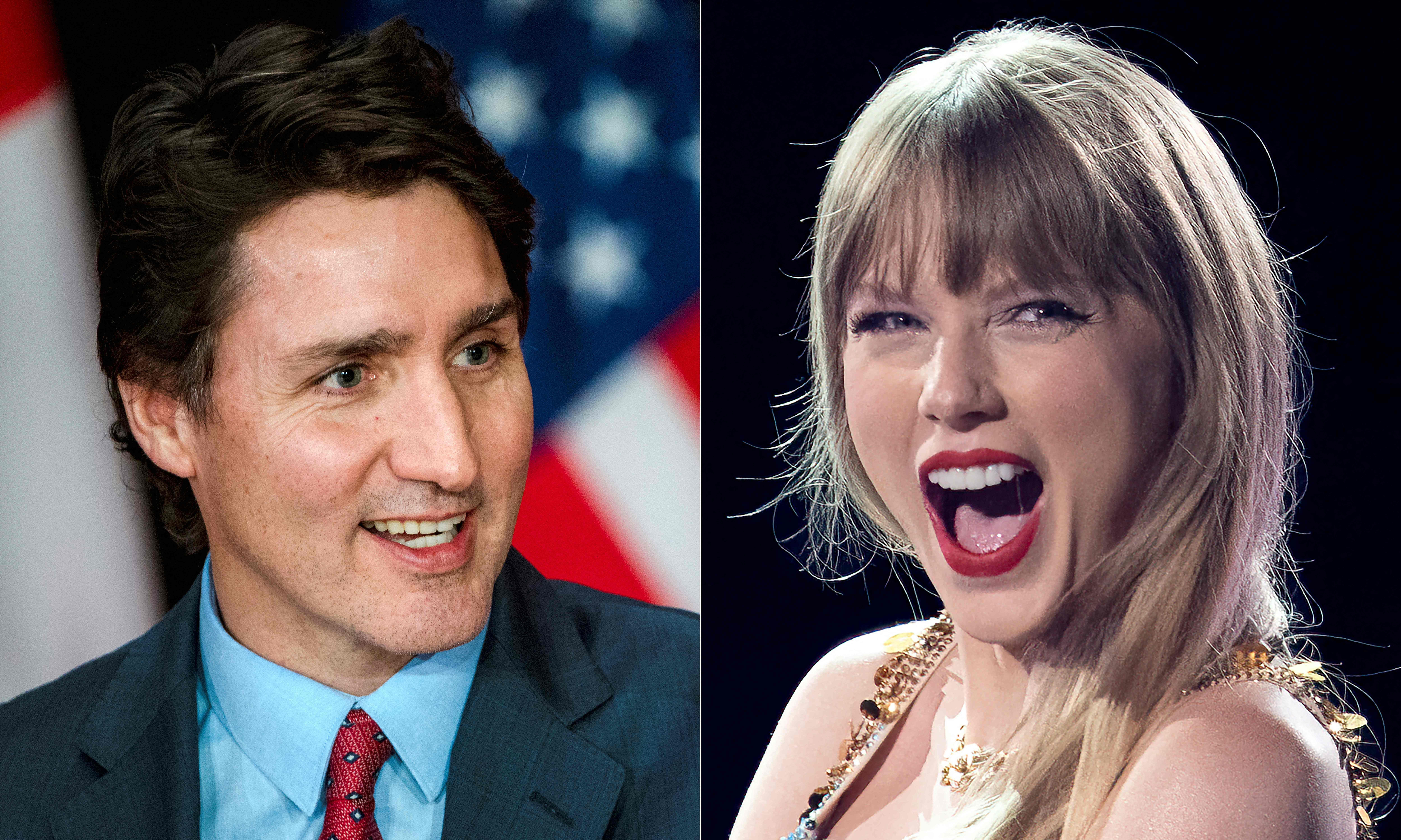 Justin Trudeau a Taylor Swift: "No hagas que sea otro verano cruel para Canadá, ven a visitarnos"