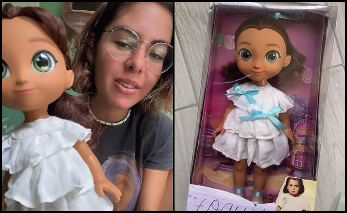 Por Día de las Madres, joven regala a su abuelita su primera muñeca y se hace viral
