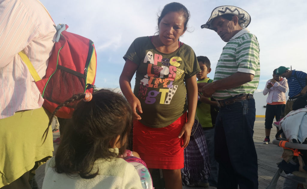 Lupita podría llamarse la primera bebé nacida en la caravana migrante