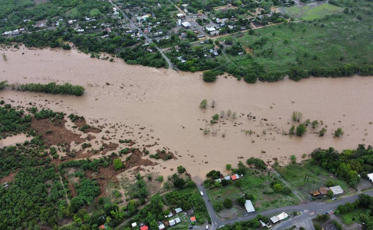 Tormenta tropical “Alberto” deja crecida de presa Vicente Guerrero en Tamaulipas