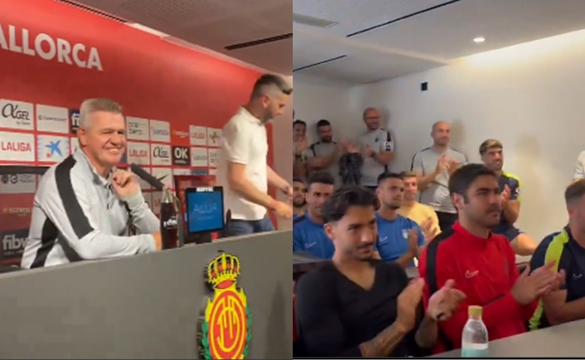 VIDEO: Javier Aguirre se conmueve porque jugadores del Mallorca lo despiden con aplausos