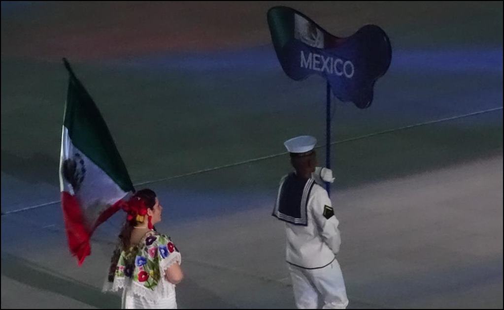 Desfiló México en la inauguración de Barranquilla 2018