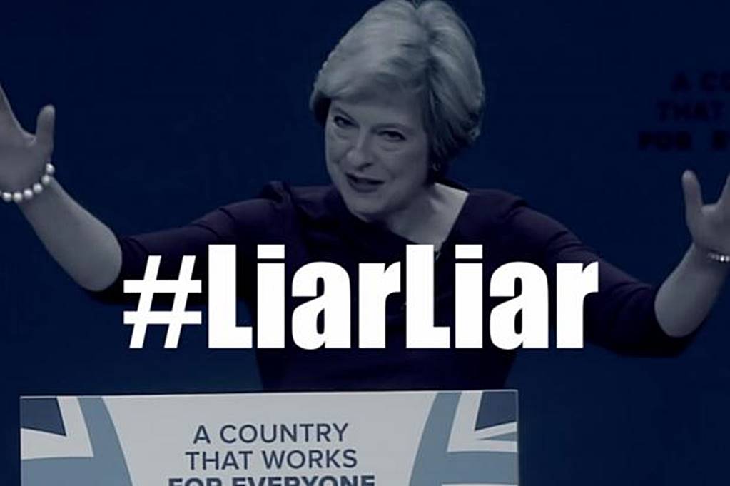 "Mentirosa, mentirosa", la canción contra premier británica que lidera en iTunes