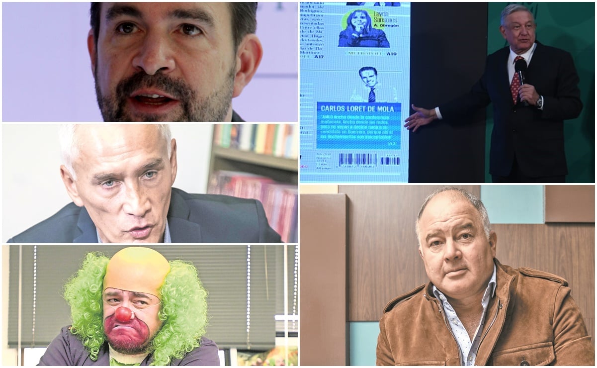 Loret, Brozo, López-Dóriga, Gómez Leyva y otros rounds de AMLO con periodistas