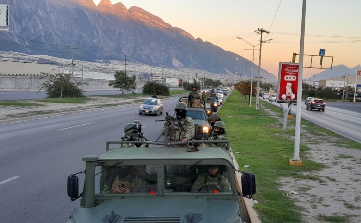 Ejercito y Guardia Nacional llegan a Nuevo León para reforzar la seguridad