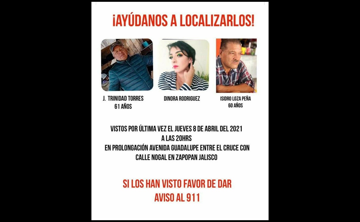 Desaparecen seis hombres y una mujer en Zapopan, Jalisco