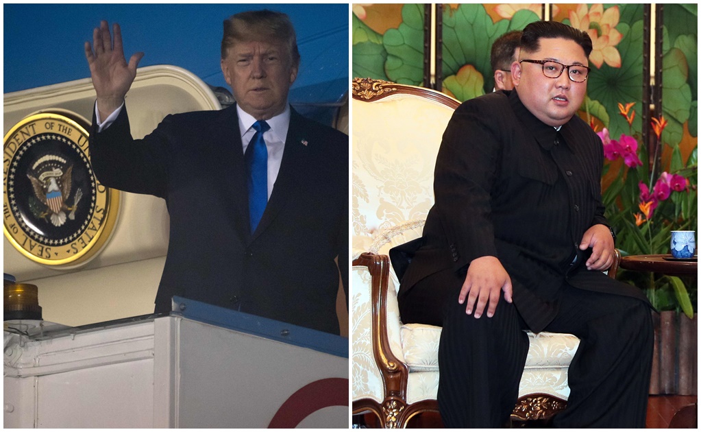 Llegan Trump y Kim Jong-un a Singapur para su primera cumbre