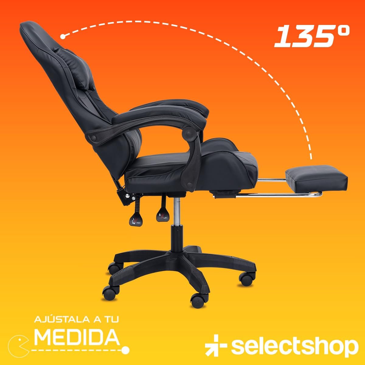 SELECTSHOP Silla Gamer Reclinable - Foto 2