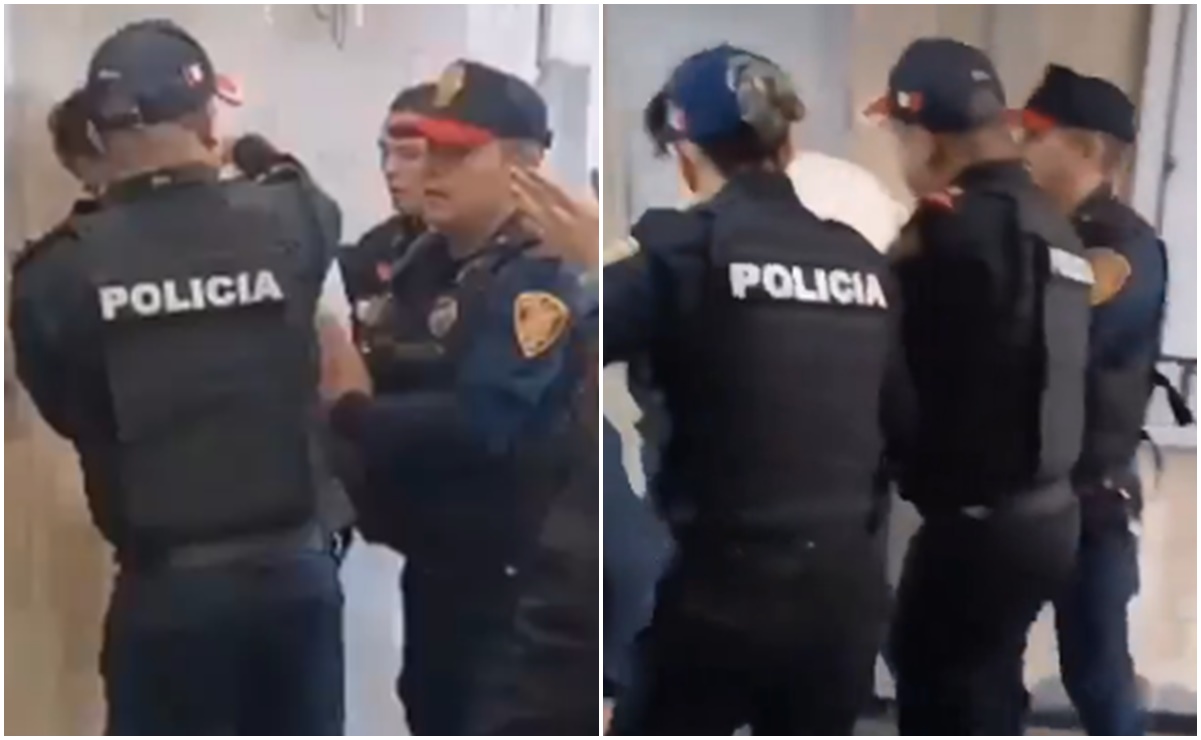 VIDEO: Policía da puñetazo en el rostro a un joven en estación Guerrero del Metro; SSC da su versión de los hechos 