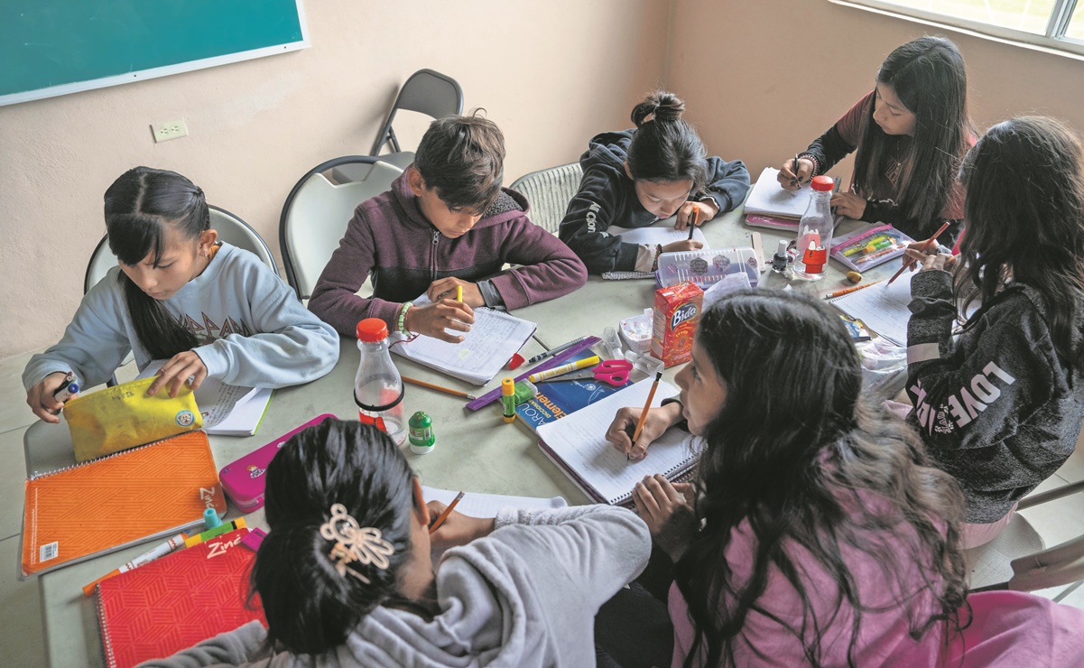 Un espacio para niños migrantes en Tijuana