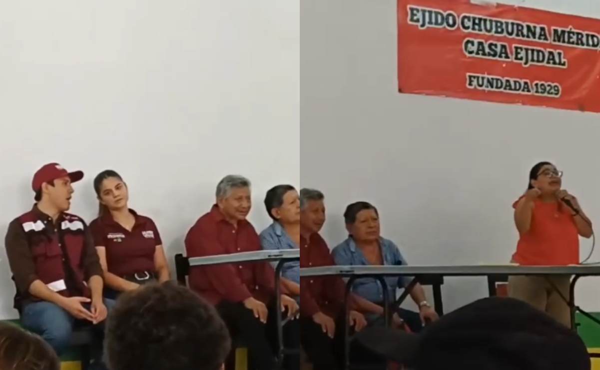VIDEO: Captan momento en que funcionarios de Morena condicionan programas sociales y pago de tierras por votos en Yucatán