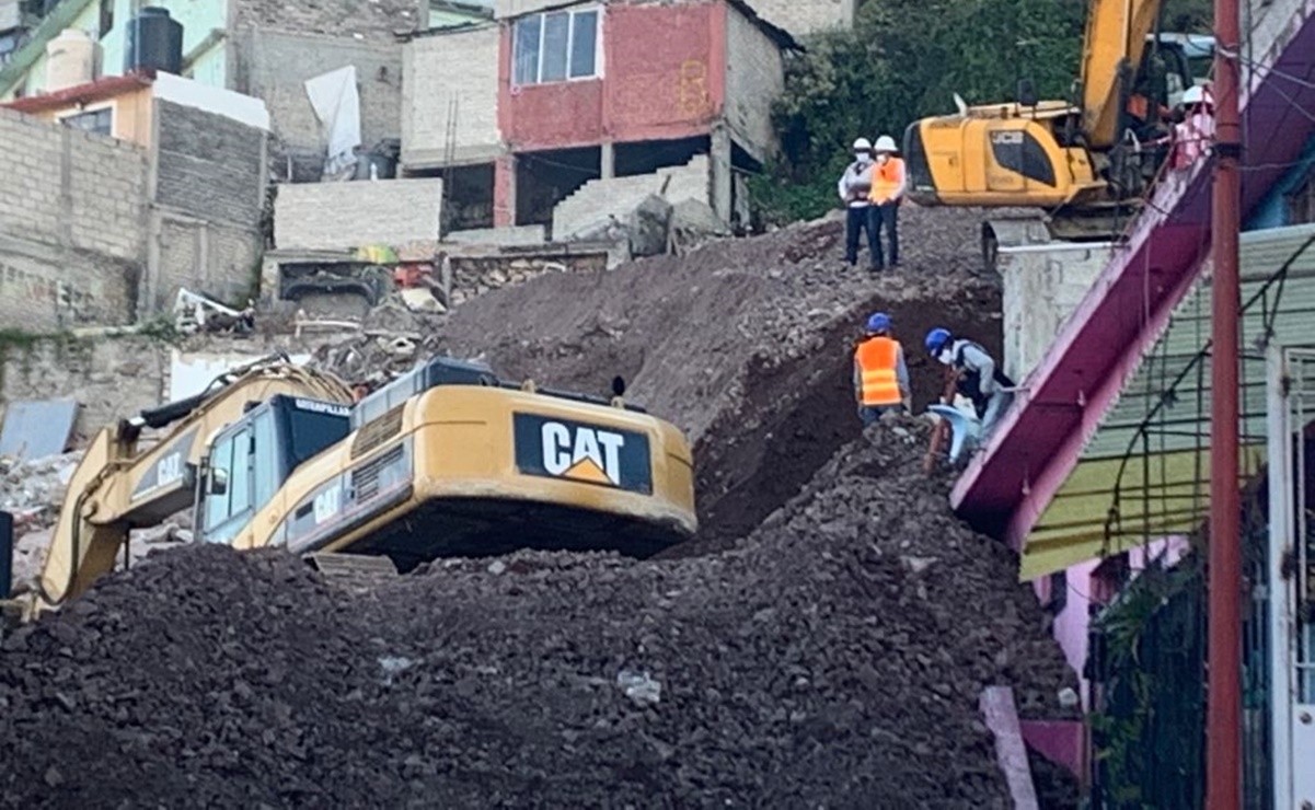 Concluye demolición de 11 casas en Cerro del Chiquihuite