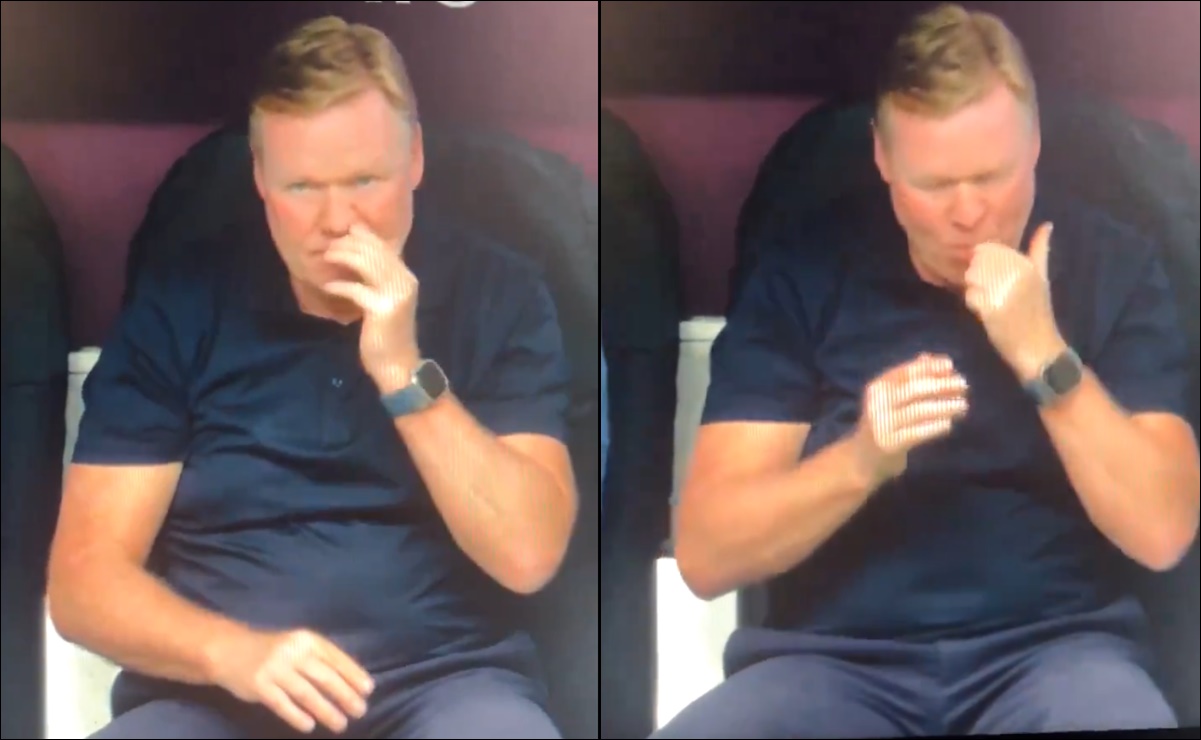 Ronald Koeman fue captado comiéndose los mocos en pleno partido de la Euro 2024