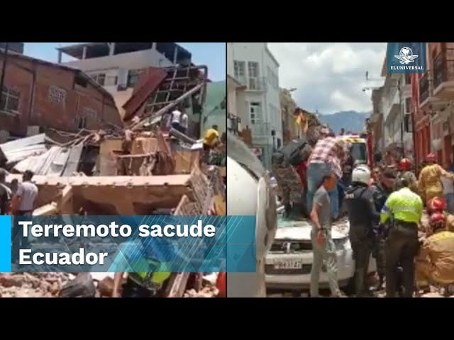 Así se vivió el temblor en Ecuador que ha dejado múltiples daños y personas sin vida