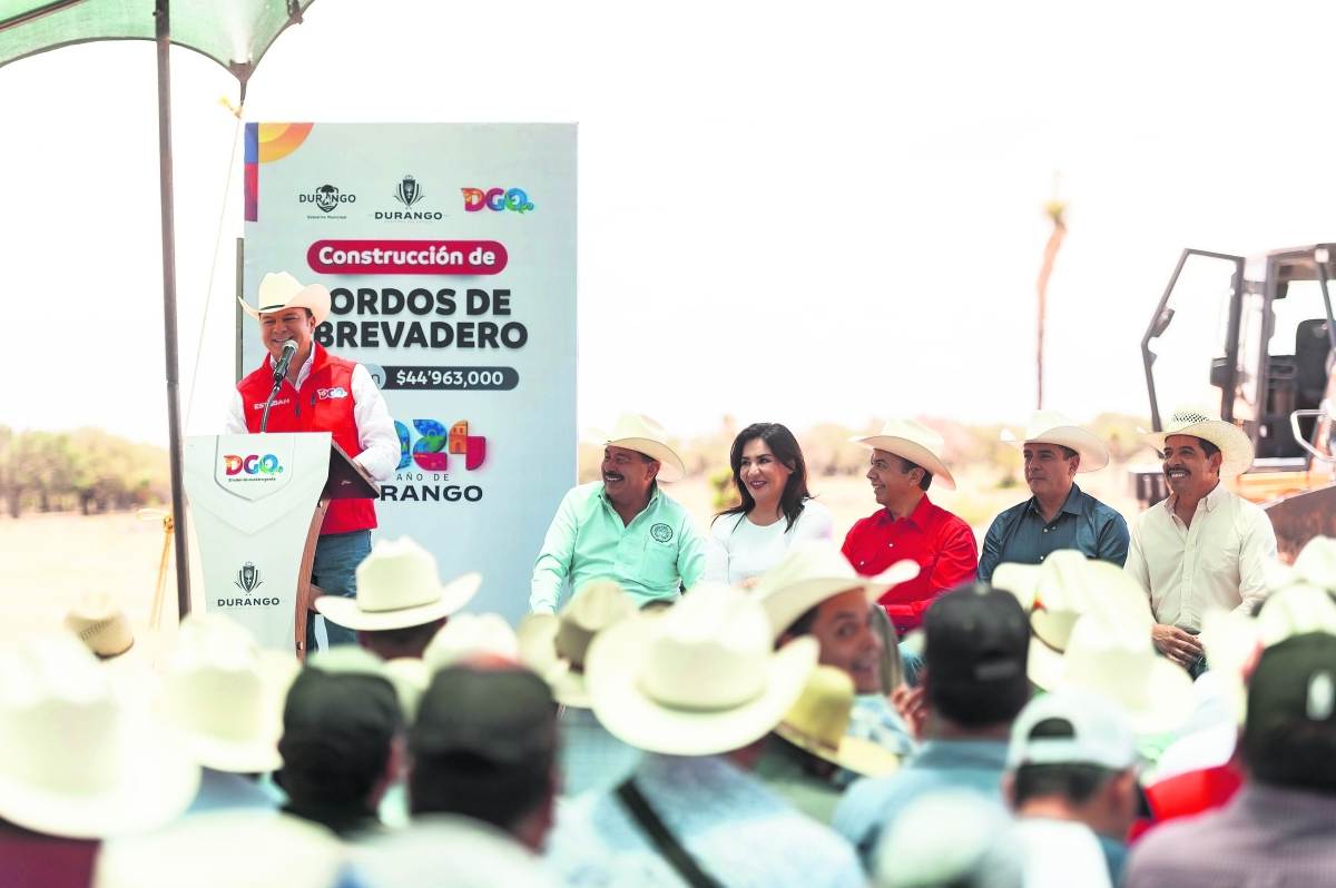 Inicia construcción de 270 mega bordos en abrevaderos