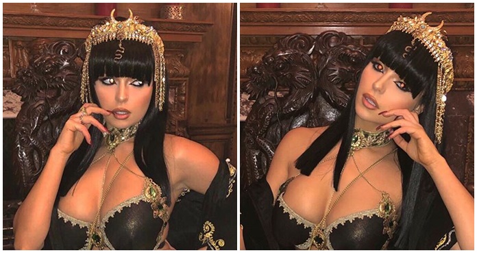 Demi Rose conquista Instagram con sexy disfraz de ‘Cleopatra’