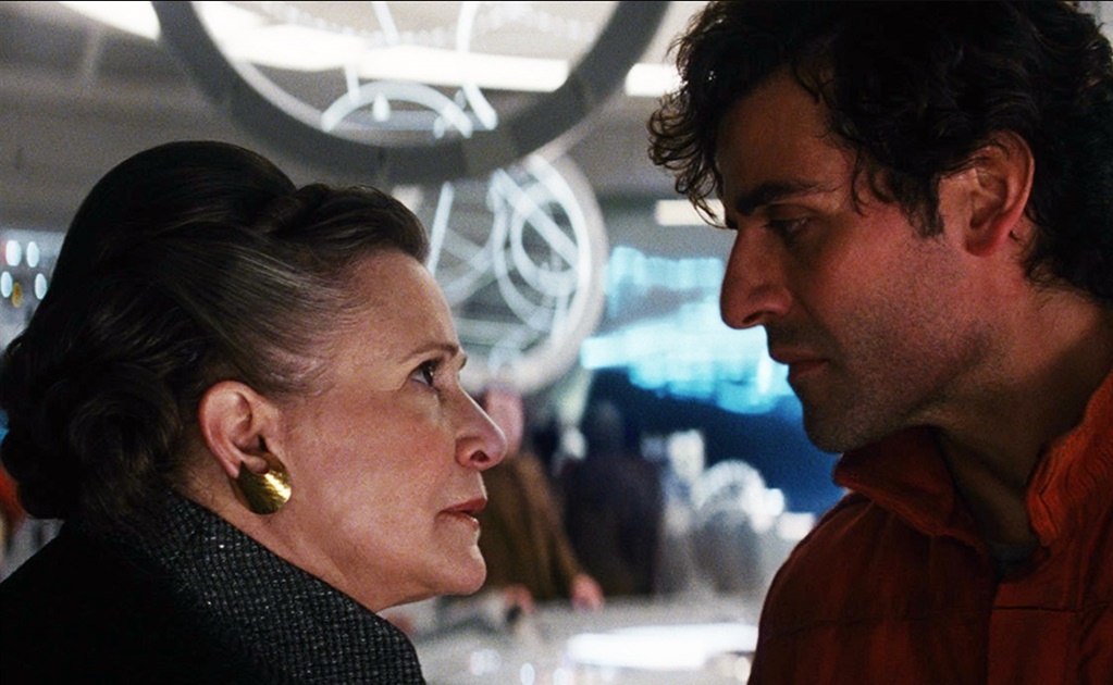 Así es rodar "Star Wars 9" con la princesa Leia... pero sin Carrie Fisher