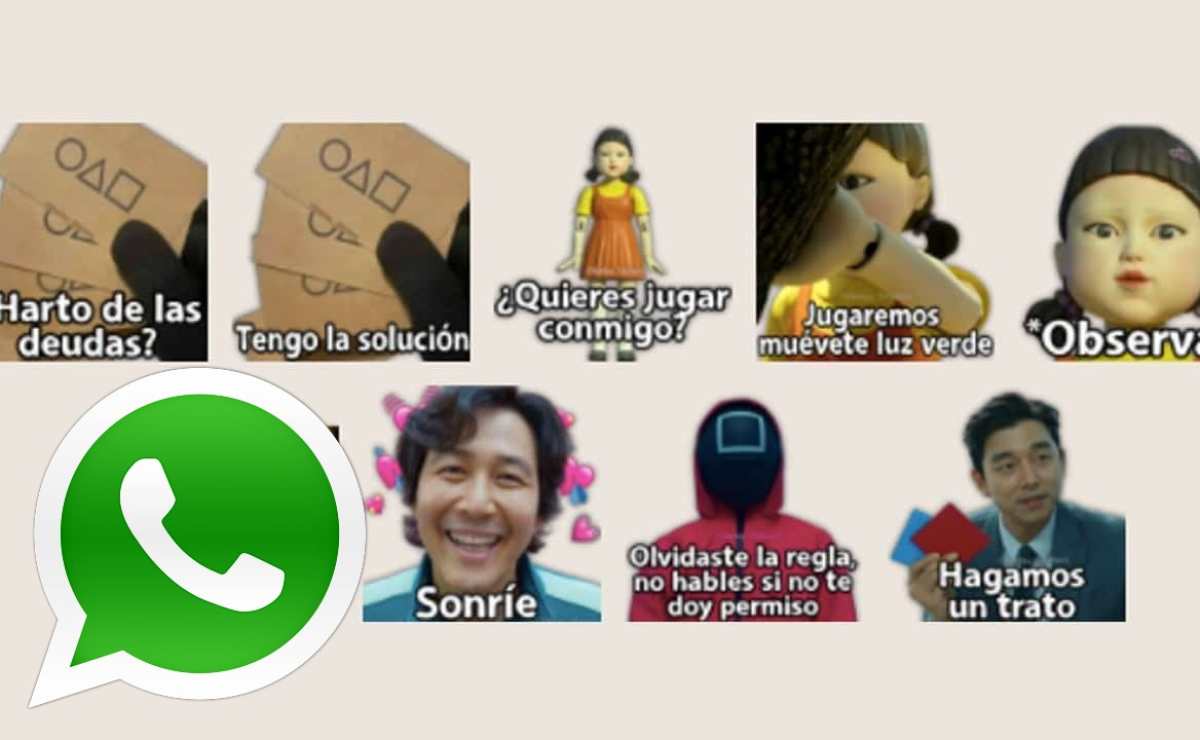 El Juego del Calamar: Así puedes descargar los stickers para tu WhatsApp 