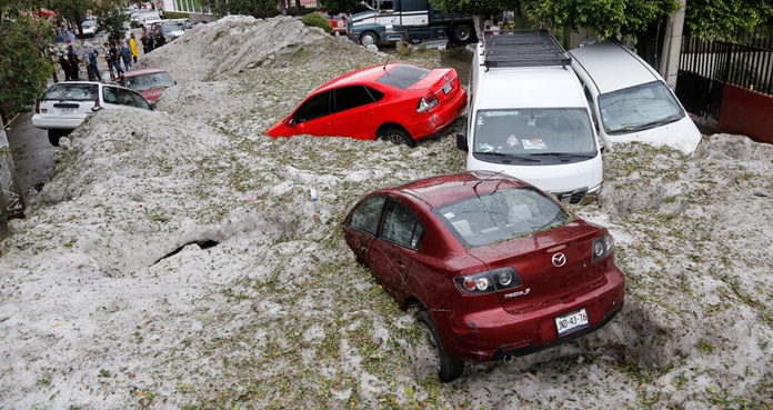 Prensa de EU destaca tormenta de granizo que azotó a Guadalajara