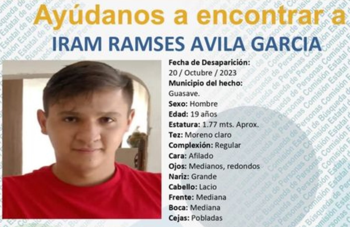Hallan cuerpo calcinado de Iram Ramsés, joven desaparecido en Sinaloa