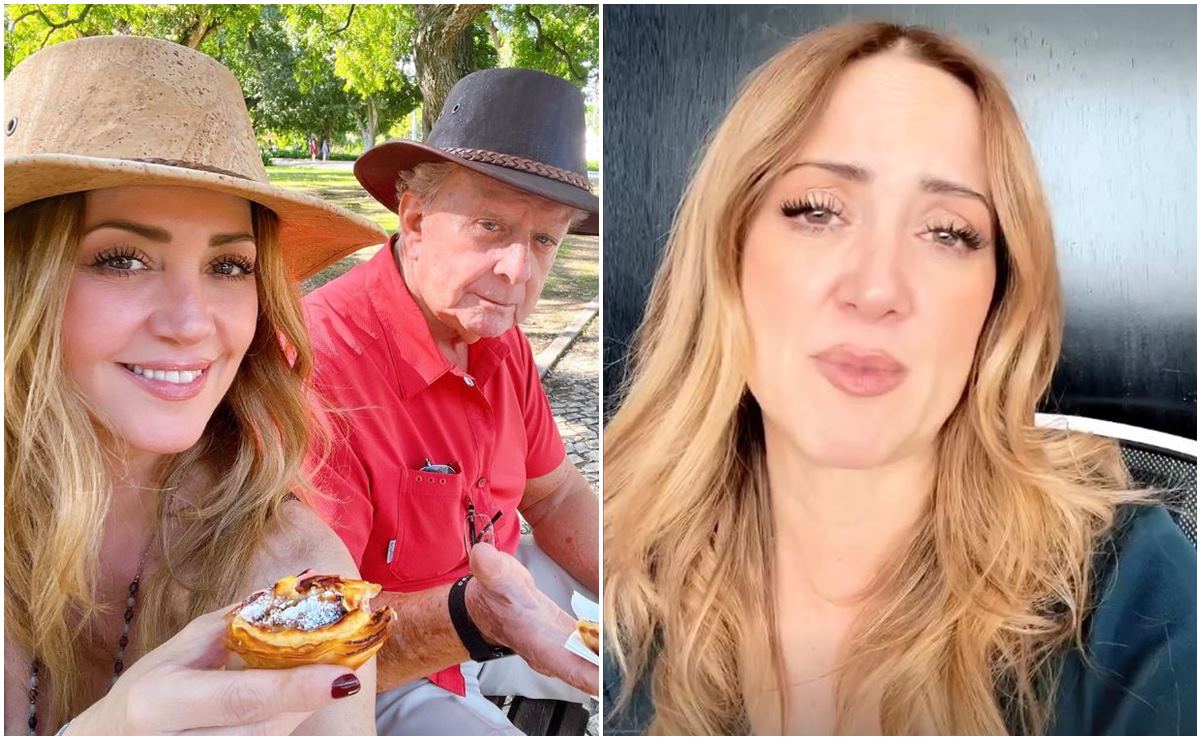 Andrea Legarreta habló con su padre: "la situación está muy triste" en Acapulco tras el huracán "Otis"