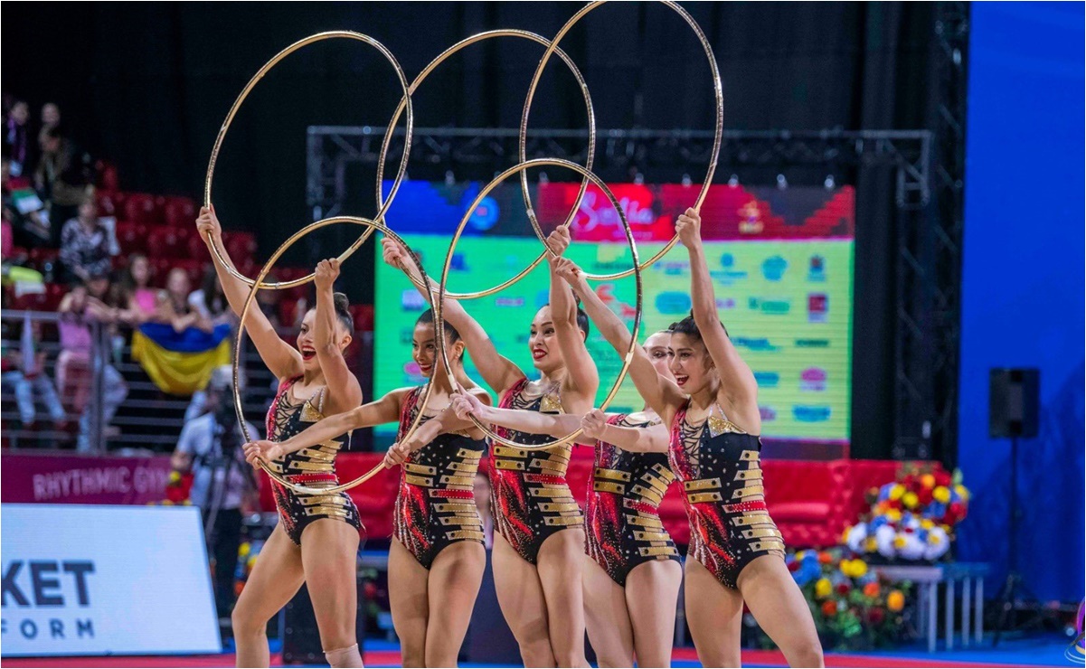 Selección Mexicana de Gimnasia Rítmica termina entre las diez mejores del planeta en el Mundial de Azerbaiyán