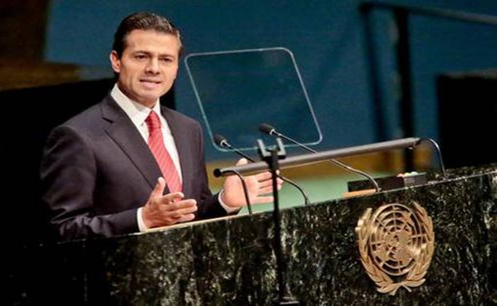 EPN talks at U.N. drug policy session