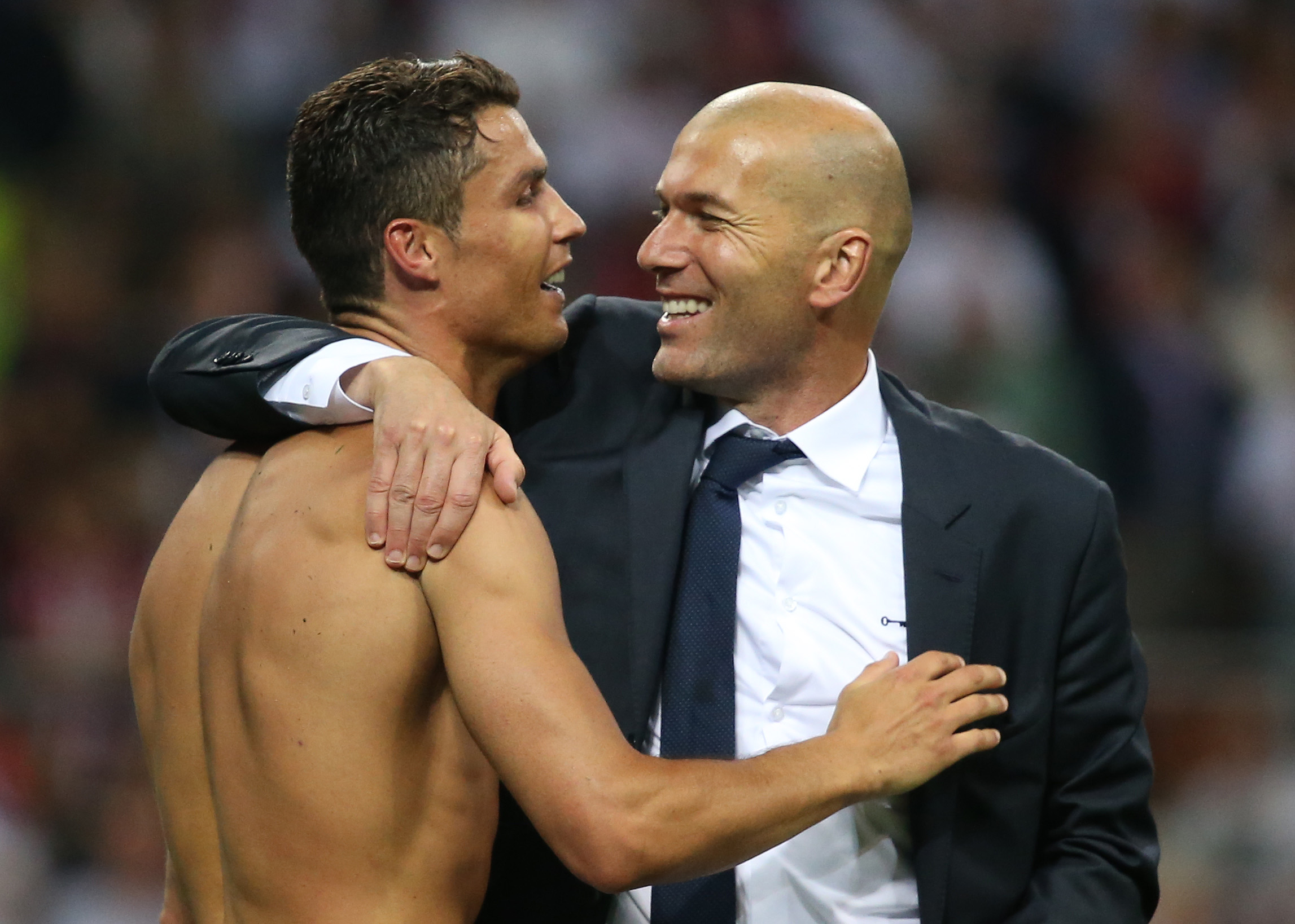 Cristiano no añora Madrid, ni con la vuelta de Zidane