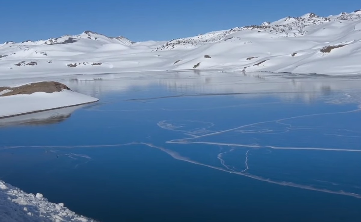 VIDEO: ¿Un lago cantor? El cuerpo de agua que emite sonidos por el desplazamiento del hielo en Chile