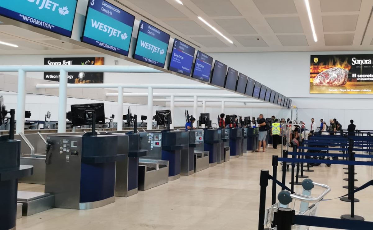 Aerolíneas reanudan vuelos en Aeropuerto Internacional de Cancún, tras impacto de Beryl en Quintana Roo