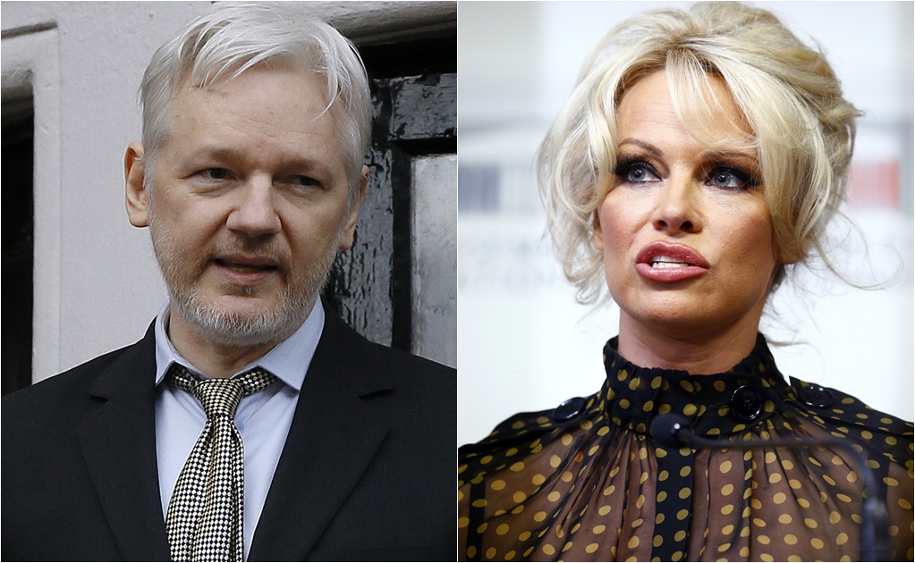Pamela Anderson aboga por Julian Assange