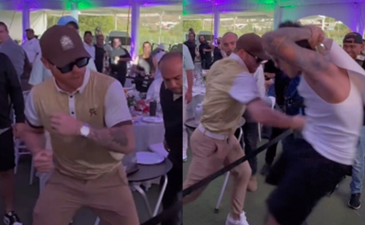 VIDEO: Canelo Álvarez golpea a un influencer en su torneo de golf