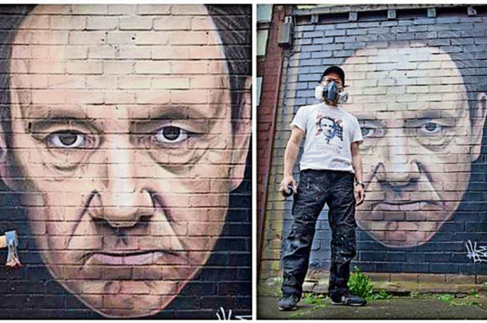 Removerán graffiti de Kevin Spacey tras polémica sexual