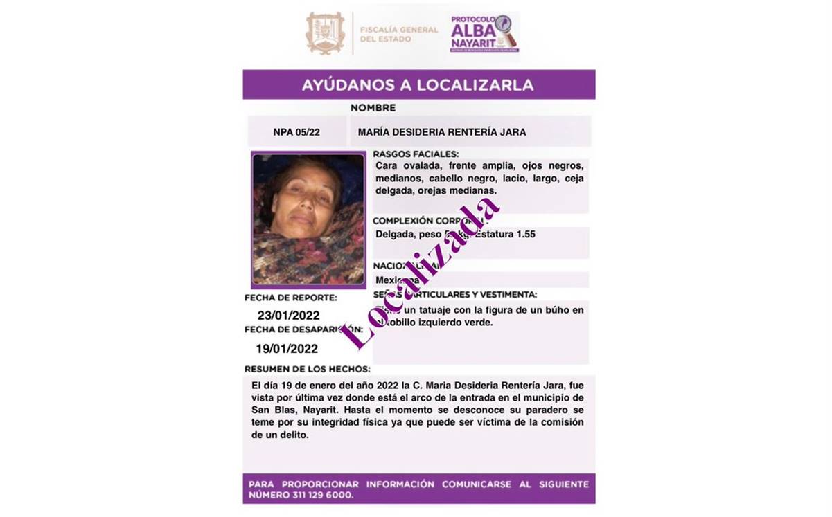 Localizan a activista que estaba reportada como desaparecida en Nayarit