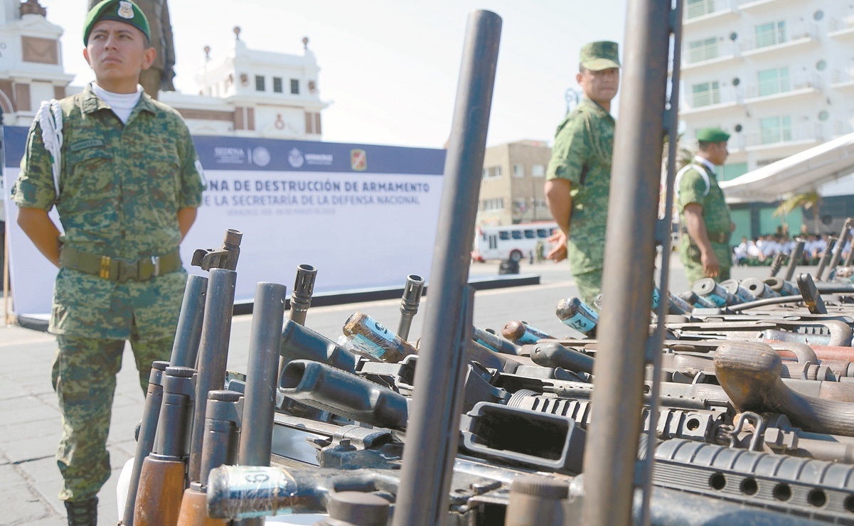 Desconocen destino de 819 armas de fuerzas estatales